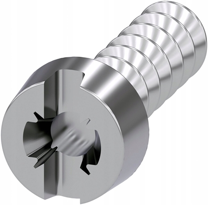 Attēls no Siemens ruba uziemiajca do urz. w wersji metalowej 22mm zast. przy montau urz. metalowych w panelach nieprzewodzcych 3SU1950-0KK80-0