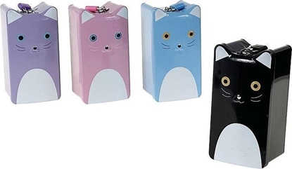 Изображение Skarbonka metalowa kotek z kódk MIX