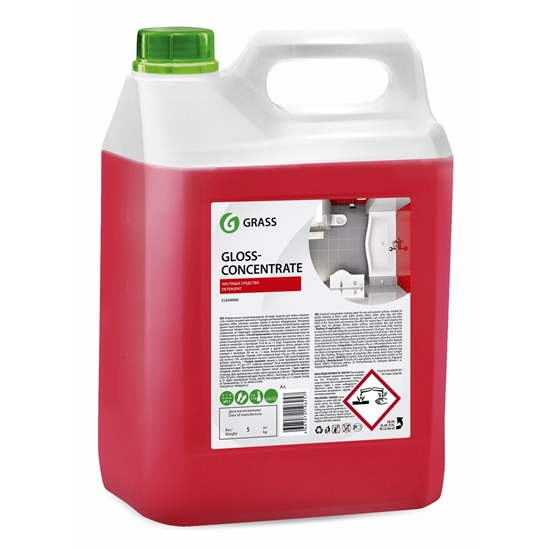 Picture of Skābes tīrīšanas līdzeklis tualetēm un vannas istabām GLOSS CONCENTRATE, 5.5 kg (4gb/kastē
