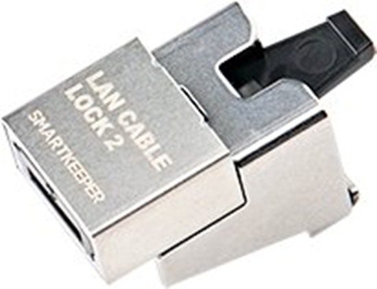 Picture of SmartKeeper NC13PKBK 5 x LAN Cable Locks 2 with 1 x Lock Key Basic Black Schwarz SLSART-0308 SLSART0308 (SLSART-0308)