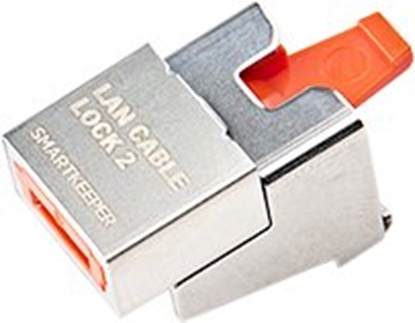 Picture of SmartKeeper NC13PKOR 5 x LAN Cable Locks 2 with 1 x Lock Key Basic Orange SLSART-0311 SLSART0311 (SLSART-0311)