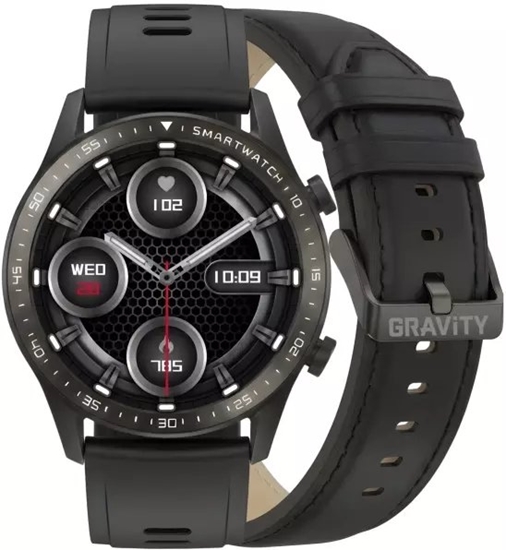 Picture of Smartwatch Gravity Czarny 2 Paski GT10-3