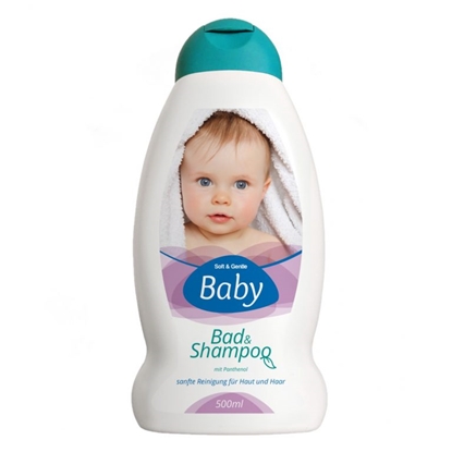 Picture of +SOFT & GENTLE Baby šampūns un vannas putas 500ml ( Izcelsmes valsts Vācija )