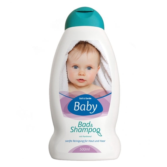 Picture of +SOFT & GENTLE Baby šampūns un vannas putas 500ml ( Izcelsmes valsts Vācija )