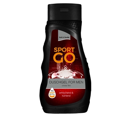 Picture of SOFT & GENTLE Dušas želeja vīriešiem SPORT GO cross fire 300ml