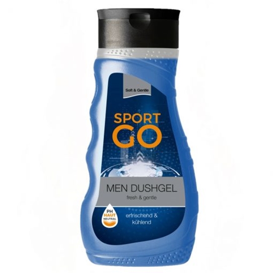 Picture of SOFT & GENTLE Dušas želeja vīriešiem SPORT GO white water 300ml