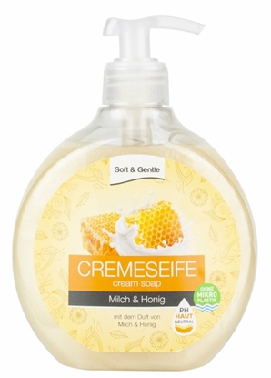 Picture of SOFT & GENTLE krēmziepes piens & medus, 500ml