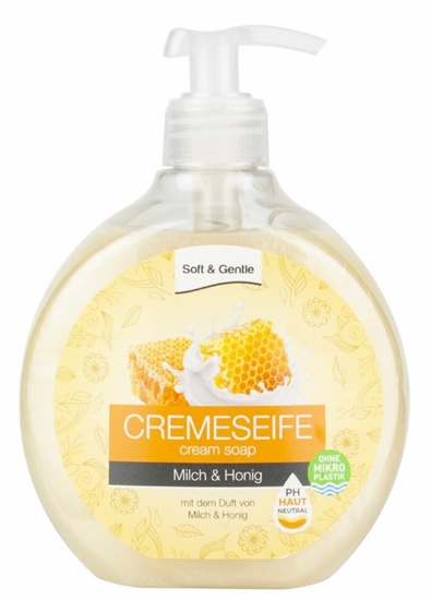 Picture of SOFT & GENTLE krēmziepes piens & medus, 500ml