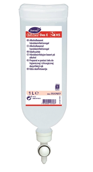 Picture of SOFT CARE DES E H5 Roku dezinfekcijas līdzeklis 1 L (6gab/iep)