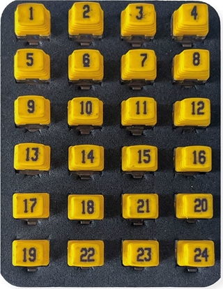Attēls no Softing It Networks SOFTING Port Identifier Set (#1 - #24), 24x RJ45