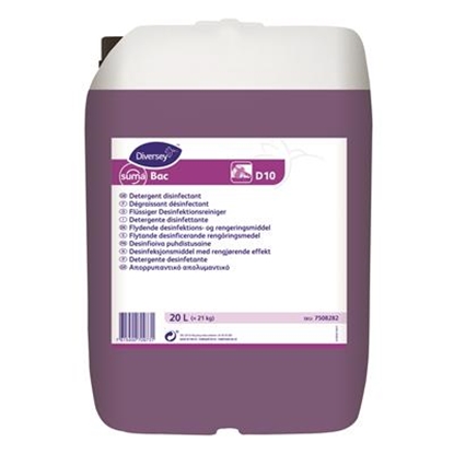 Picture of Suma Bac D10 Dezinfekcijas līdzeklis virsmām ar mazgāšanas efektu 20L koncentrāts