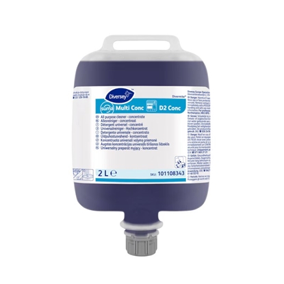 Picture of Suma Multi D2 conc, augsti koncentrēts universāls virsmu tīrīšanas līdzeklis, 2 litri