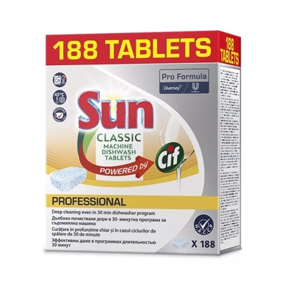 Picture of SUN ProFormula Dishwasher Tabs ClassicTrauku mazgājamo mašīnu tabletes, 188 gab.