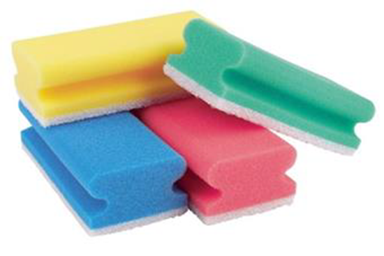 Picture of Sūklis ar abrazīvu, 150x70x45mm, zaļš/balts