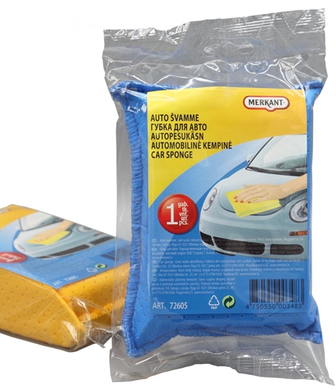 Picture of Sūklis auto mazgāšanai MERKANT, PP plēvē, (28 gab/kastē)