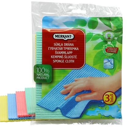 Picture of Sūkļa drāna MERKANT, 16x18cm, 3gab., (32 iep/kastē)