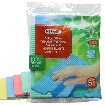 Picture of Sūkļa drāna MERKANT, 16x18cm, 5gab., (20iep/kastē)