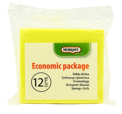 Picture of Sūkļa drāna MERKANT, dzeltena, 12 gab., (18 iep/kastē)