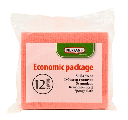 Picture of Sūkļa drāna MERKANT, sarkana, 12 gab., (18 iep/kastē)