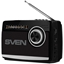 Attēls no Sven Speaker SVEN SRP-535, black (3W, FM/AM/SW, USB, microSD, flashlight, battery)