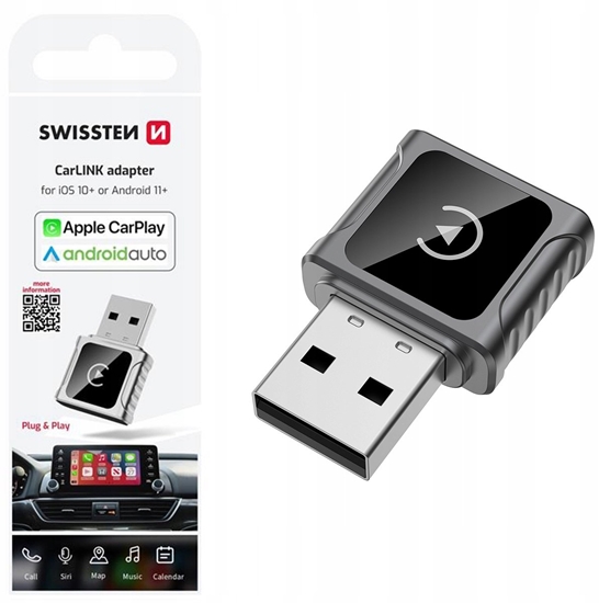 Изображение Swissten CarLink Adapter Apple CarPlay / Android Auto