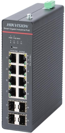 Picture of Switch Hikvision DS-3T1512HP-SI-8P4FKIT(240W) LinkVu