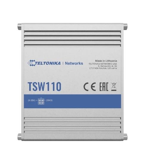 Picture of Switch|TELTONIKA|TSW110000000|Switch type Unmanaged|Switch layer L2|5xRJ-45 ports|RJ-45 Ports Type Gigabit Ethernet (10/100/1000)|Power over Ethernet (PoE) Yes|TSW110