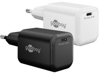 Изображение Szybka adowarka USB-C PD GaN Nano (65 W) biay - Wersja kolorystyczna biay