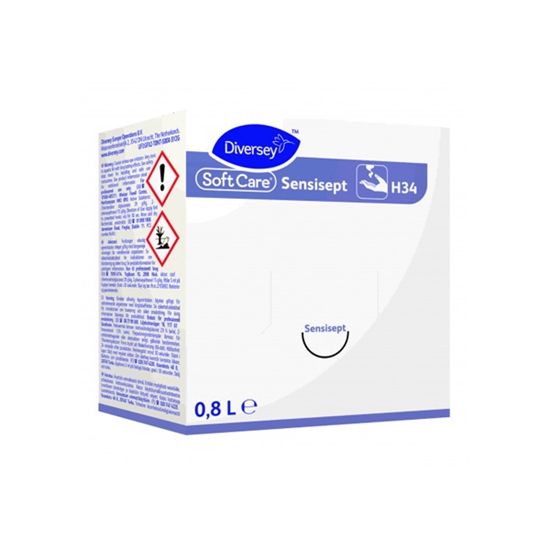 Picture of Šķidrās ziepes Diversey SOFT CARE SENSISEPT 800 ml dezinfekcijas (6 gab/iep)