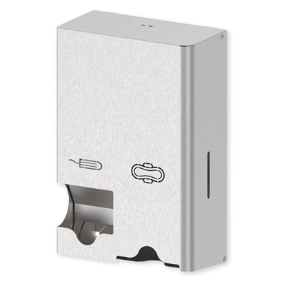 Picture of Tamponu un ieliktņu dozators Kompakt, 21,1x10x31,2 cm, nersūsējošā tērauda