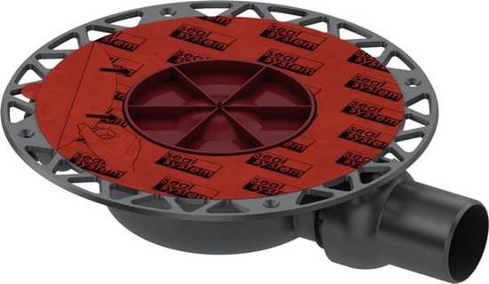 Изображение TECEdrainpoint S traps zemais ar hor. izplūdi, lod