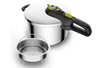 Изображение Tefal P2530738 stovetop pressure cooker 6 L Black, Stainless steel