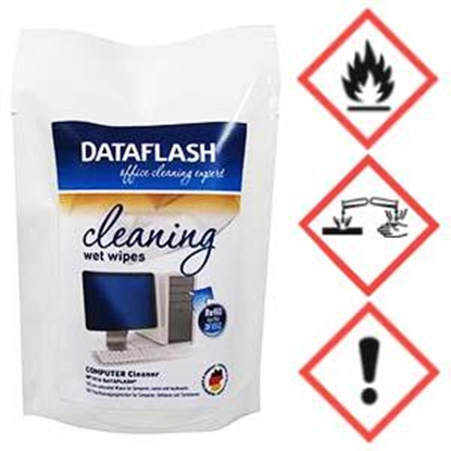 Picture of Tīrīšanas salvetes, rezerve, 100gab (12gab/kastē)