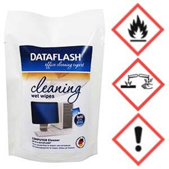 Picture of Tīrīšanas salvetes, rezerve, 100gab (12gab/kastē)