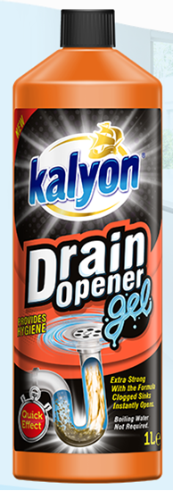 Picture of Tīrīšanas želeja kanalizācijām KALYON Quick Effect 1L (12gab/kastē)