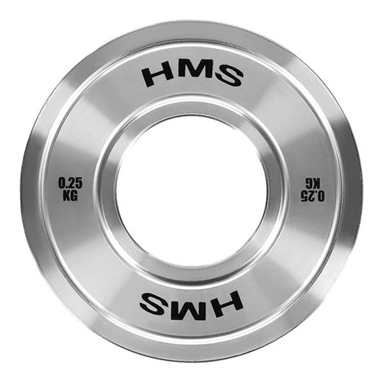 Picture of TOS02 Kalibrēts metāls Olimpiskais svaru disks 0.25 KG HMS