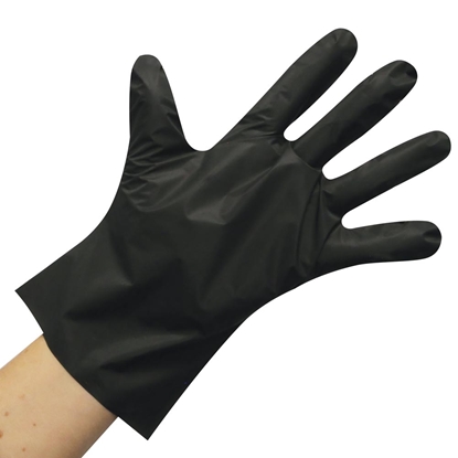 Picture of TPE cimdi "Allfood Thermosoft", melni, 25-27 cm, M, (100 gb), (20 iep/kastē)