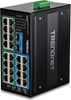Изображение Trendnet Industrie Switch 26Port Gbit PoE+ Metall DIN-Rail