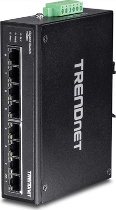 Изображение Trendnet Industrie Switch 8 Port Gbit Unman. L2 IP30 Metall