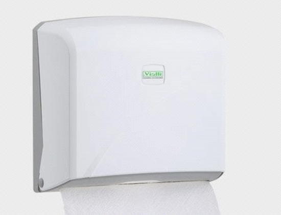 Picture of Turētājs dvieļu Z loksnēm, K2, 25x23x10cm, balts, (10 gab/kastē)