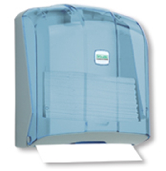 Picture of Turētājs roku dvieļu V loksnēm, K4T, 28x27x13cm, caurspīdīgs