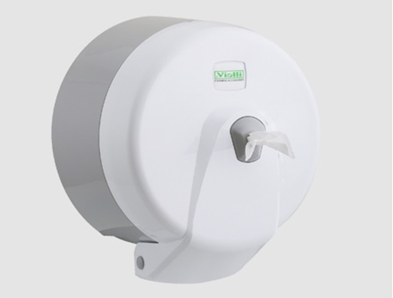 Picture of Turētājs tualetes papīra ruļļiem CENTERFEED, K9, 30x26x17cm, balts