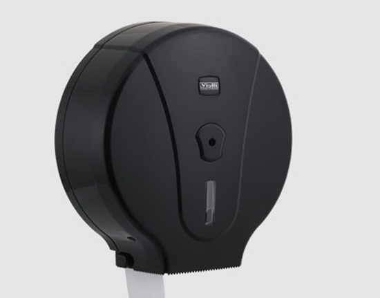 Picture of Turētājs tualetes papīra ruļļiem, MJ2B, Maxi Jumbo, 31x33x13cm, melns, (8 gab/kastē)