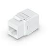 Picture of UBIQUITI CAT6 KEYSTONE JACK, 12-PACK. TOOLLESS KEYSTONE FOR TERMINATING A CAT6 ETHERNET JACK WITHOUT THE USE OF A PUNCH-DOWN OR CRIMPING TOOL