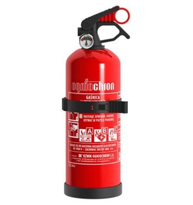 Picture of Ugunsdzēšamais aparāts 1kg ar kronšteinu, 8A 34B/C