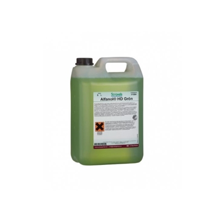 Picture of Universālais tīrīšanas un attaukošanas līdzeklis, ALFANOL HD Green, Ph-13.5, (5L)