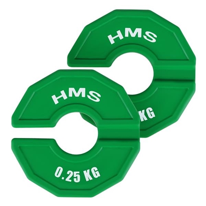 Picture of Universālie svara diski TSN25 PLATE FOR STRENGTH AND FITNESS TRAINING OVERLAY TYPE 2 x 0.25 KG HMS