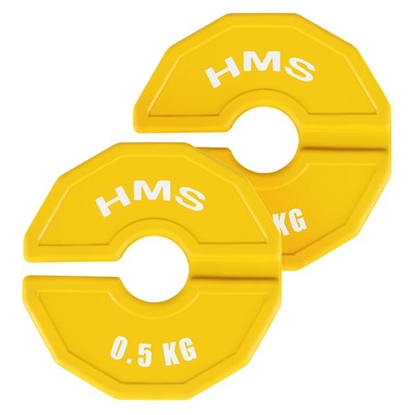 Picture of Universālie svara diski TSN50 PLATE FOR STRENGTH AND FITNESS TRAINING OVERLAY TYPE 2 x 0.5 KG HMS