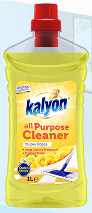 Picture of Universāls mazgāšanas līdzeklis grīdām KALYON Yellow Roses 1L (12gab/kastē)