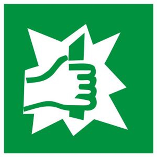 Picture of Uzlīme "Atvērt sasitot" 100x100mm